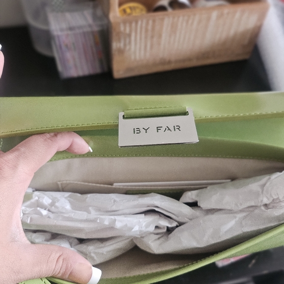 By Far Matilda Bag in green glossy leather - Picture 7 of 9